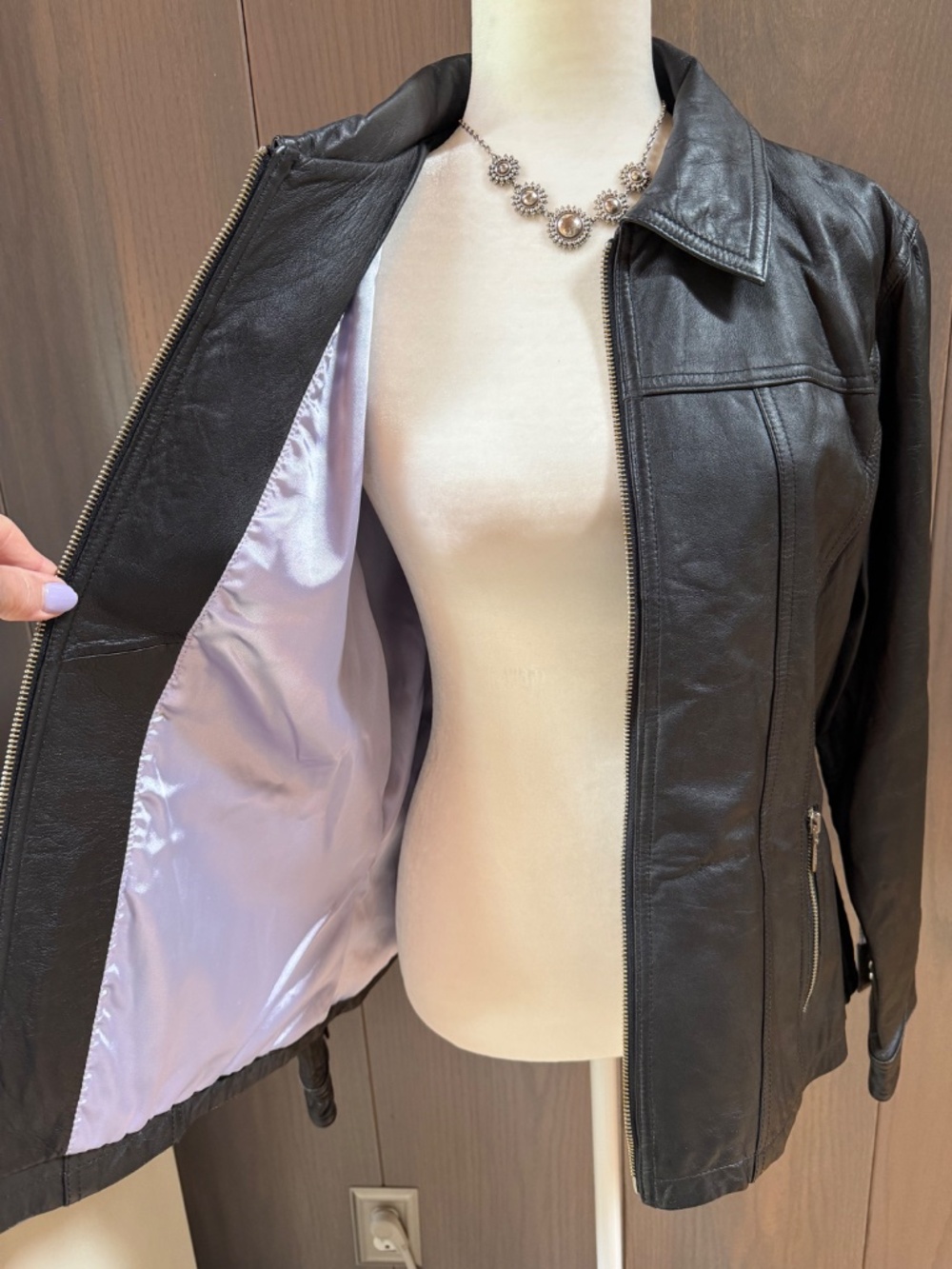 WILSONS VINTAGE MAXIMA Leather Jacket 90’s XL - Picture 9 of 13